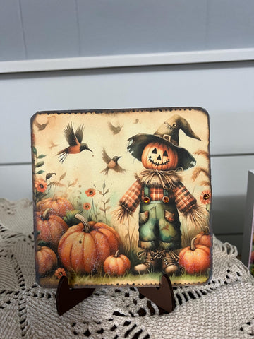 Whimsical Halloween Scarecrows