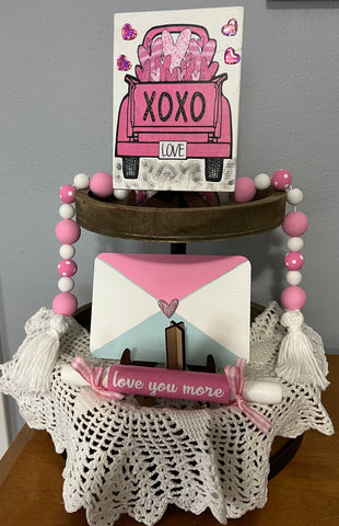 Valentine Tier Tray Decoration