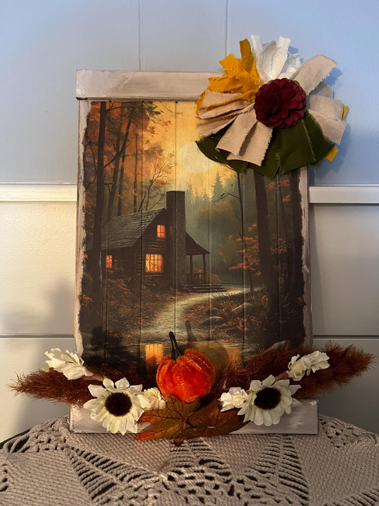 Pumpkin Table Arrangement  in Neutral Colors