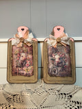 Farm Pigs Little Cutting Board Decorations