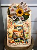 Happy Fall Tag with Truck