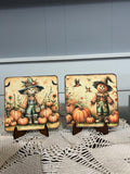 Whimsical Halloween Scarecrows