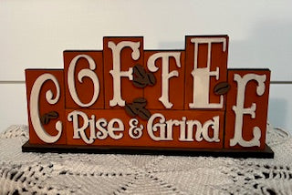 Rise and Grind Coffee Decor