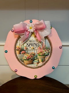 Spring Shelf or Wall Hanging Decor