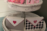 Valentine Tier Tray Pink Decor
