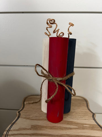 Fireworks Patriotic Decor July 4th Patriotic Rustic Country