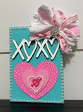 Valentine Decorative Self Sitter Tier Tray