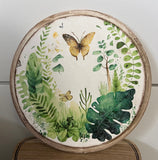 Green plants with Butterflies Shelf Sitter