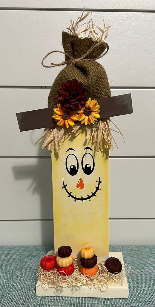 Fall Wooden Pumpkin Shelf Sitter Decor