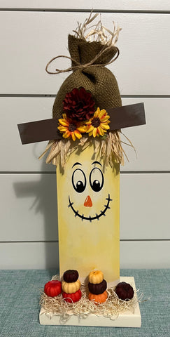 Fall Wooden Pumpkin Shelf Sitter Decor