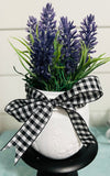 Lavender Tier Tray Decor