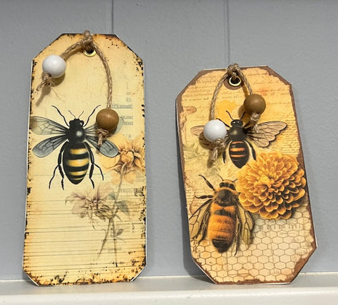Bee Decor Tags